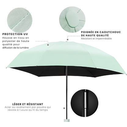 MINI PARAPLUIE COMPACT | RESTEZ AU SEC PARTOUT, TOUT LE TEMPS