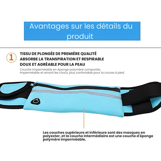 SAC MULTIFONCTIONS® | CEINTURE ULTRA-LÉGÈRE | TRANSPORTEZ SANS RISQUE